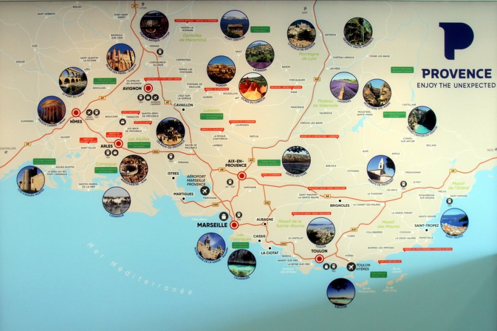 Les fleurons de la marque Provence (Photo Robert Poulain)