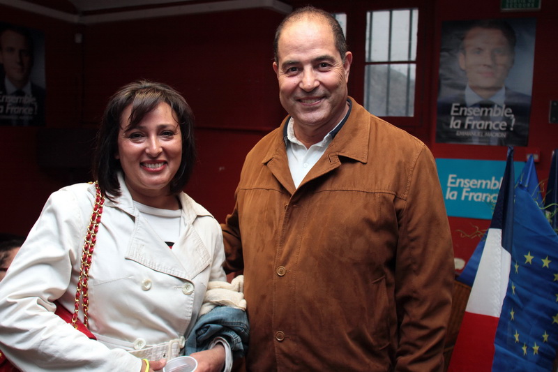 Mohamed Laqhila et son épouse Malika (Photo Robert Poulain)
