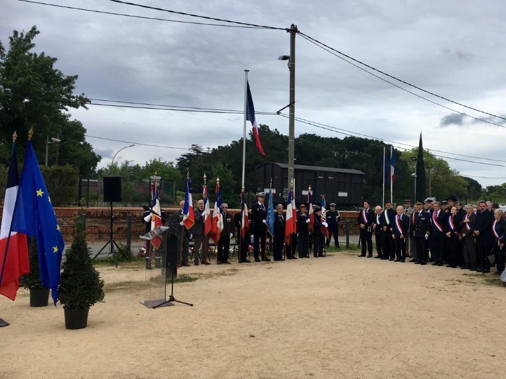 Célébration de la Journée nationale du souvenir des victimes et des héros de la déportation au Camp des Milles (Photo CdM)
