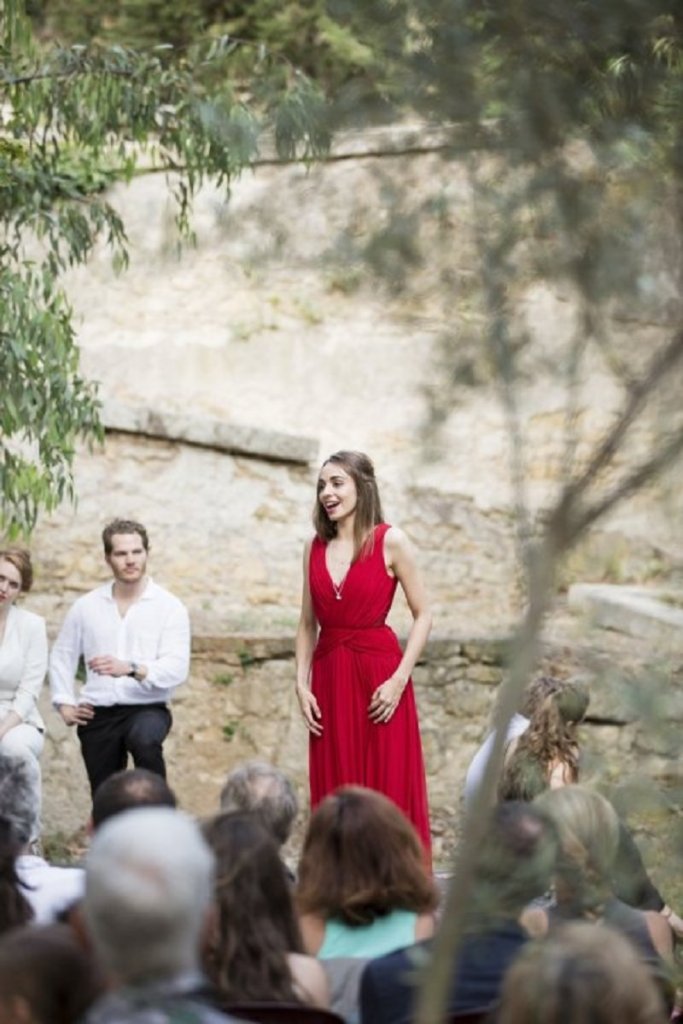Lancement de l’Académie du Festival d’Aix en tournée ce vendredi 16 juin, à Trets, dans la cour du Château des Remparts (Photo D.R.)