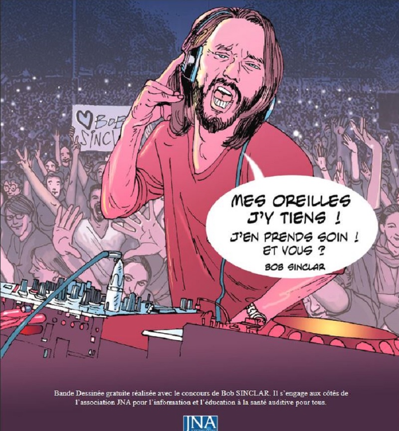 A travers une BD le DJ International Bob Sinclar s’engage pour cette cause aux côtés de l’association JNA