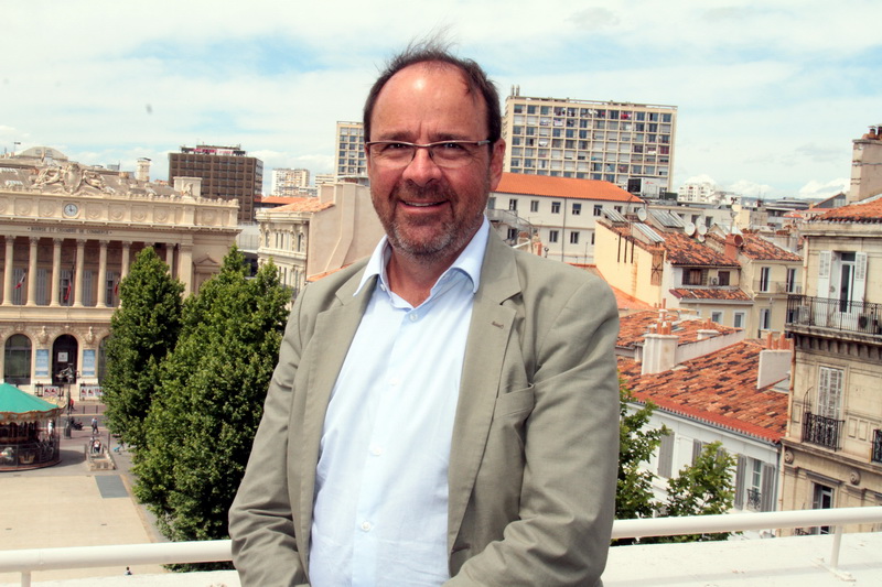 Thierry Chaumont, Président de l'Union des Industries et des métiers de la Métallurgie (UIMM) Alpes-Méditerranée entend redorer le blason de l'industrie (Photo Robert Poulain)