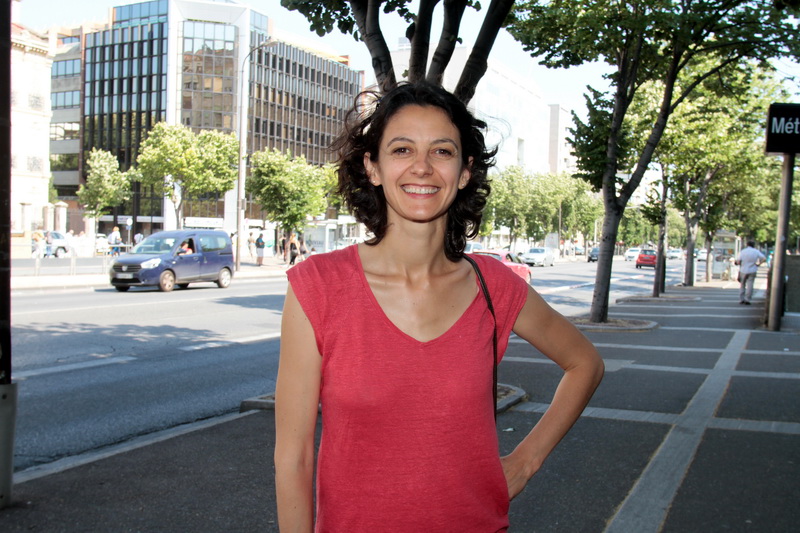 Claire Pitollat candidate LREM dans la 10e circonscription des Bouches-du-Rhône est arrivée en tête au premier tour avec  36,49% des suffrages (Photo Robert Poulain)