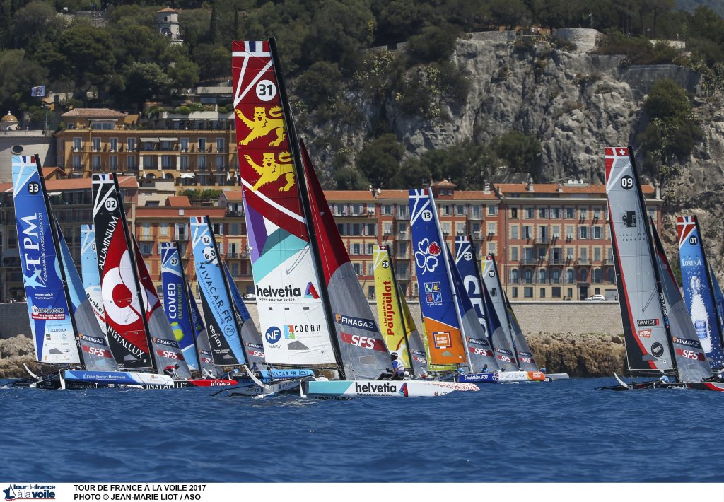 Tour de France à la Voile dans la rade de Nice (Photo Jean-Marie Liot/ASO)
