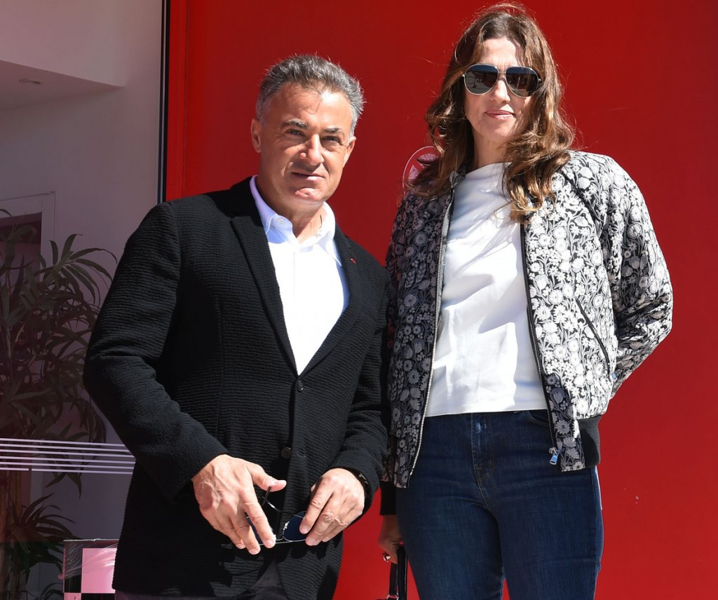 Jean Alesi & Slavica Ecclestone (Photo Bernard Asset)