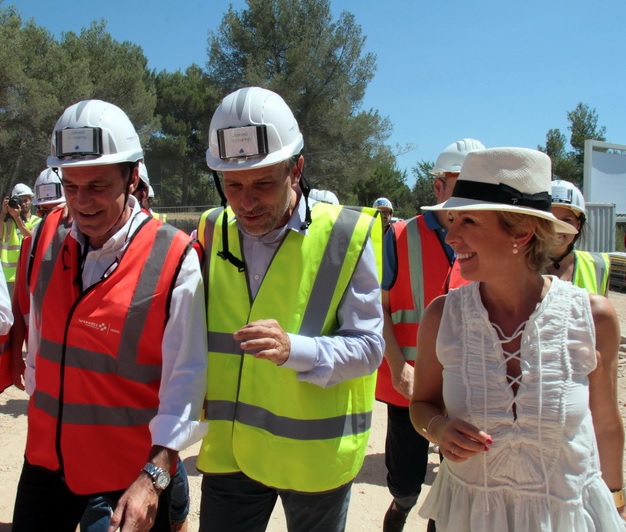 Renaud Muselier vient de visiter le chantier de 