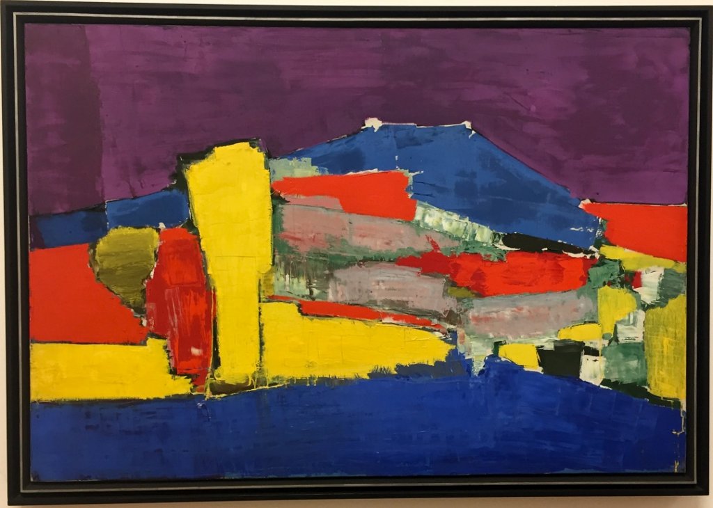 Le «Paysage de Sicile» de Nicolas de Staël ne ressemble-t-il pas à une Sainte-Victoire ? (Photo M.E.)
