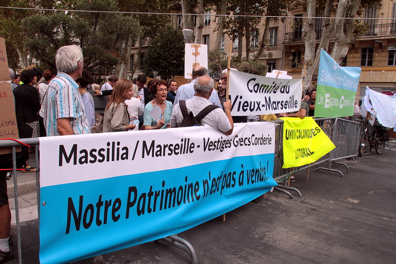 L'assiduité des Marseillais pour la protection de leur patrimoine (Photo Robert Poulain)