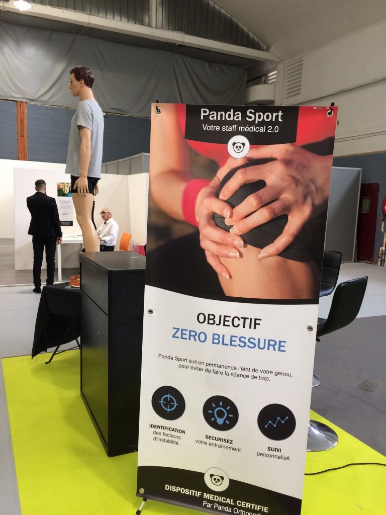 La genouillère connectée de « Panda Orthopedics » (Mireille Bianciotto)