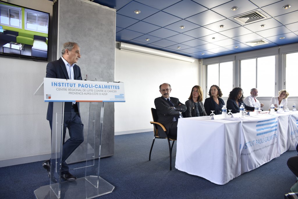 Le Pr. Patrice Viens, Directeur général de l'IPC a présenté le programme d’onco-coaching 