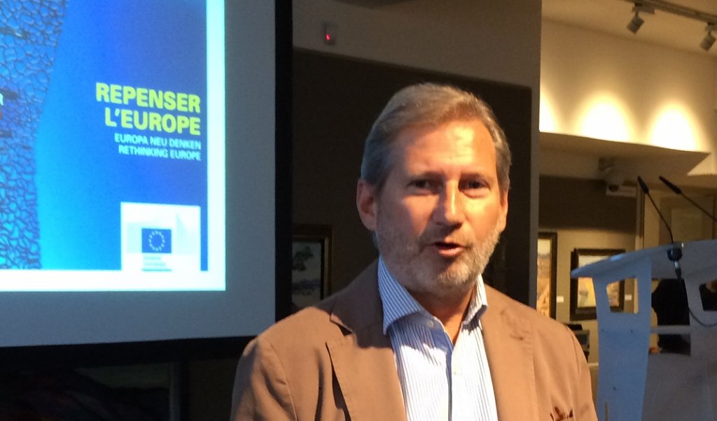 Johannes Hahn, commissaire européen (Photo Mireille Bianciotto)