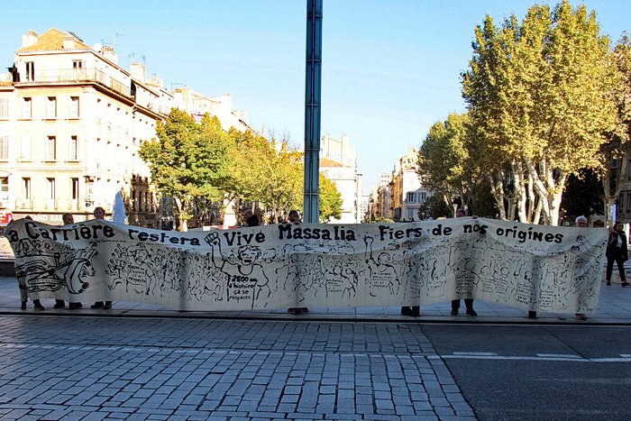 manifestation ce samedi devant la Préfecture à Marseille (Photo Robert Poulain)