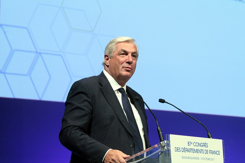 François Sauvadet, président du groupe de la Droite, du Centre et des Indépendants (DCI) de l'Assemblée des Départements de France (Photo Robert Poulain)