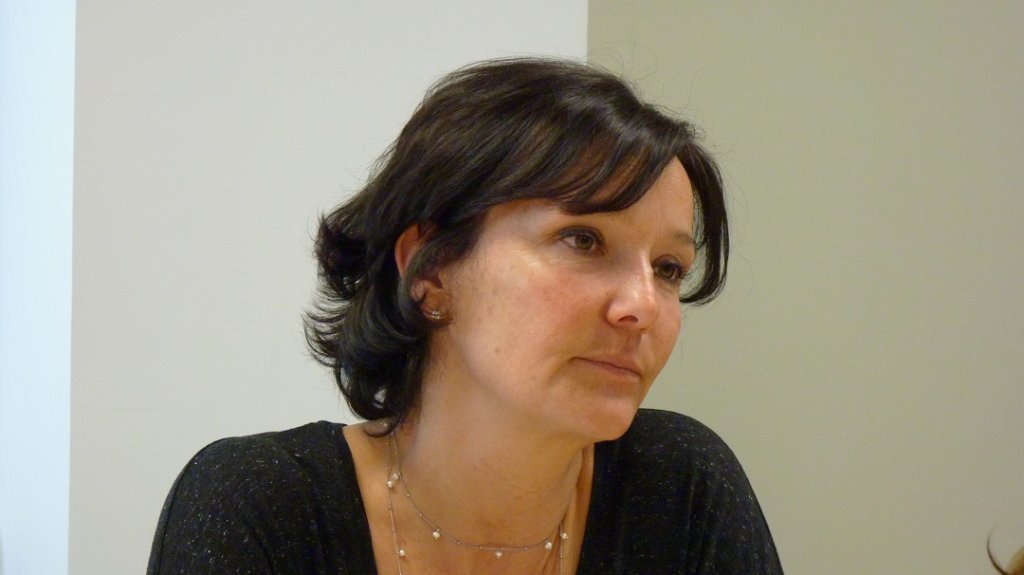 Laure-Agnès Caradec, présidente de l'Agam (Photo Patricia Maillé-Caire)