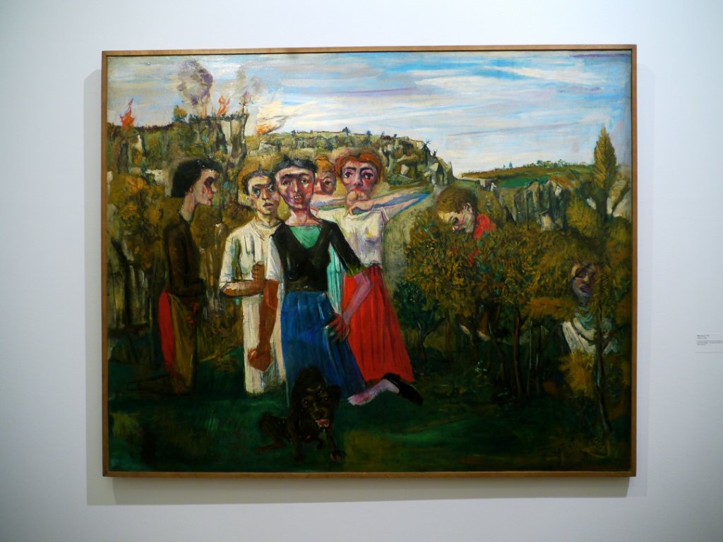 « Massacres » (1935). Toute la violence de la guerre d’Espagne dans cette toile de Tal Coat (Photo Michel Egea)