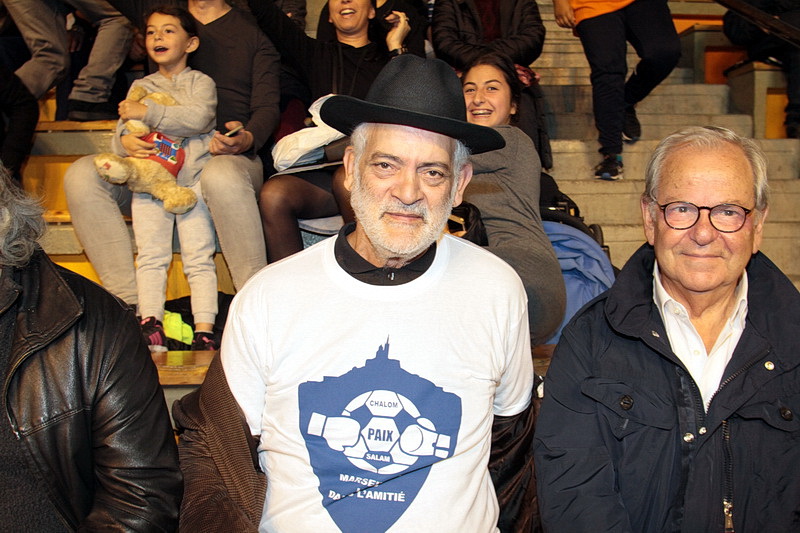 Michel Serfaty, le rabbin de Ris-Orangis et Victor Abbou l'un des fondateurs de Marseille Espérance (Photo Robert Poulain)