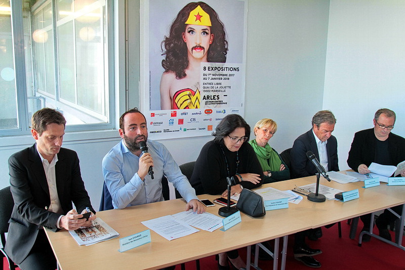 Les partenaires et organisateurs de l'exposition (Photo Robert Poulain)