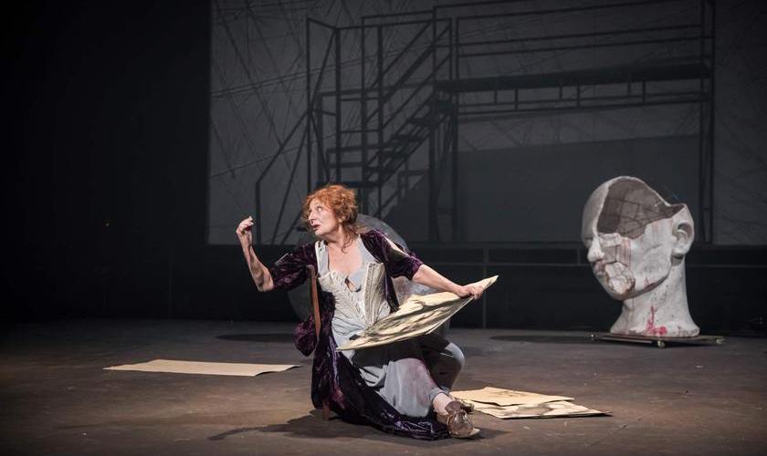 Christiane Cohendy dans "Tableau d'une éxécution" de Howard Barker (Photo Simon Gosselin)
