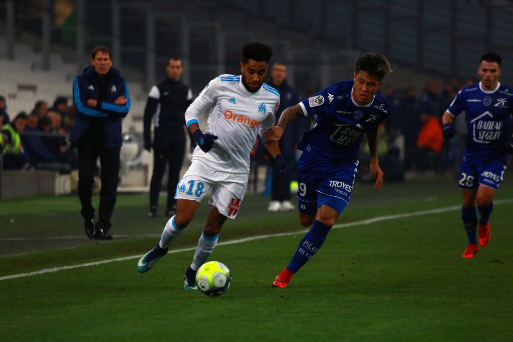 Jordan Amavi est souvent monté en position d’attaquant (Photo Wallis.fr)