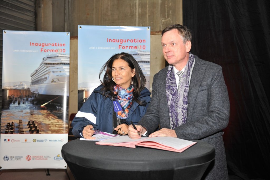 Un protocole de mise en oeuvre de l’ESI a été signé entre Michael Thamm et Christine Cabau Woehrel  (Photo D.R.)