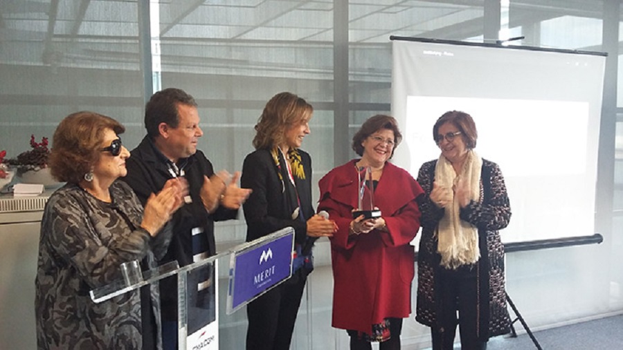 Tanya Saadé Zeenny a remis le prix 2017 de la Fondation à l’association Sesobel (Photo Fondation CMA CGM)