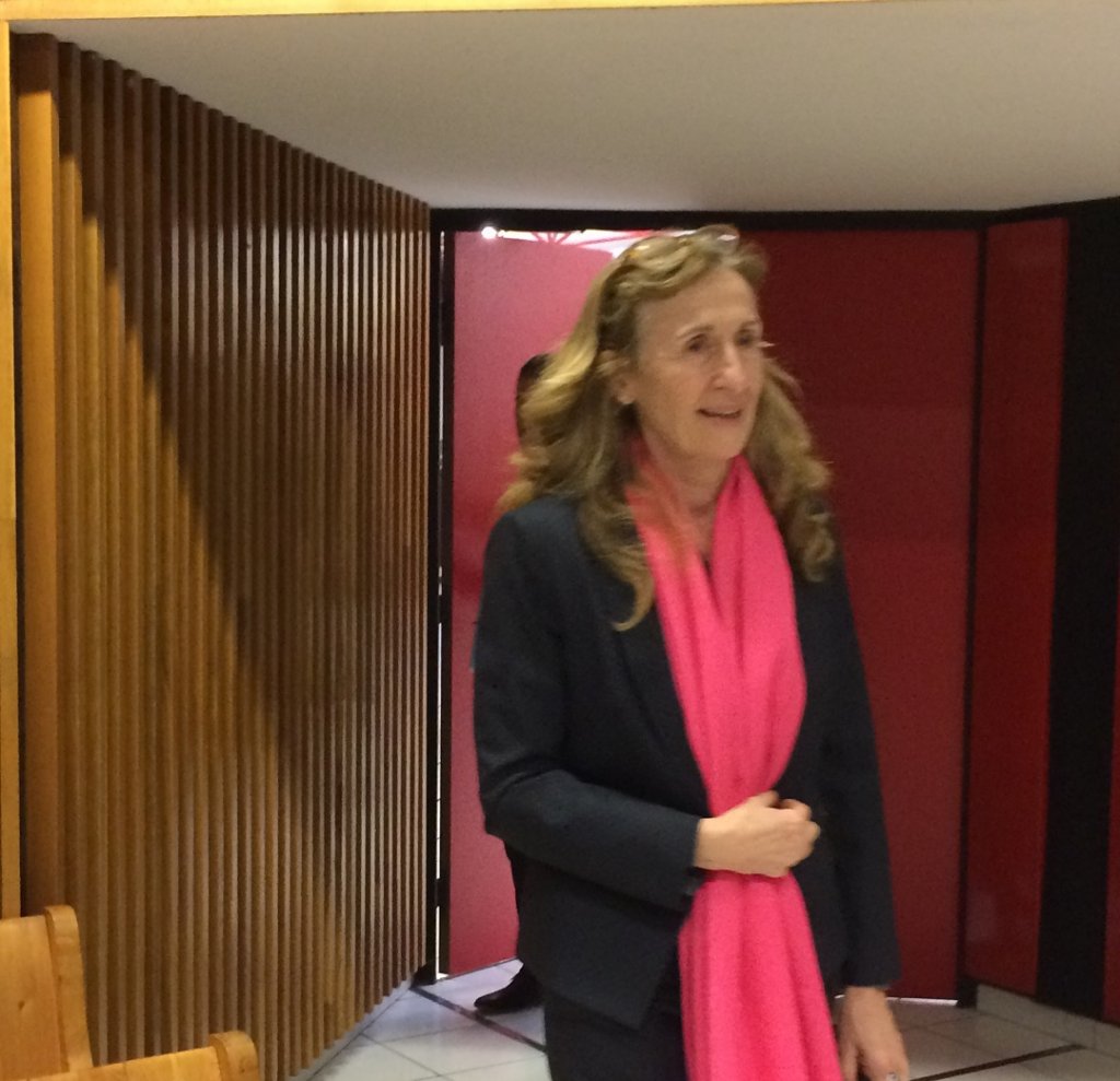 La ministre de la Justice, Nicole Belloubet s'est rendue au TGI de Marseille (Photo Mireille Bianciotto)