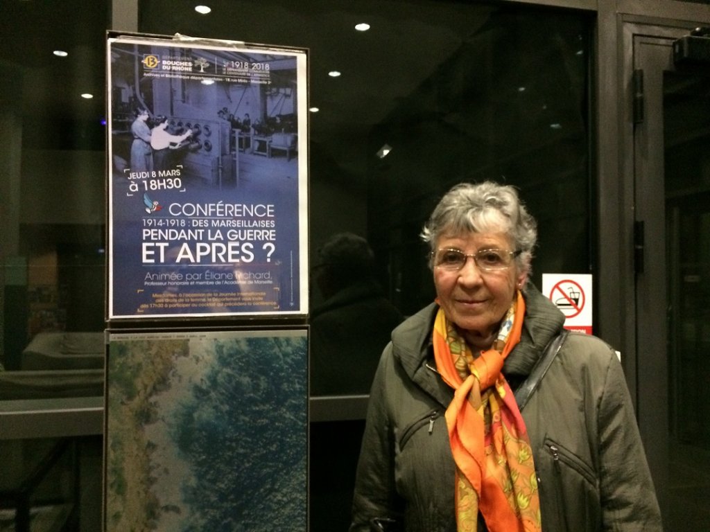 Éliane Richard aux ABD des Bouches du Rhône à Marseille  (Photo Mireille Bianciotto)