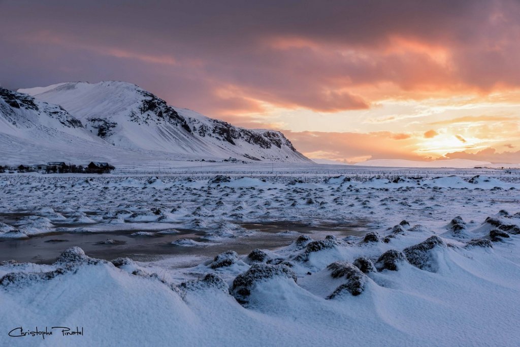 "Le ciel polaire offre des lumières rares dans le nord de l'Islande." (Photo Christophe Pinatel)