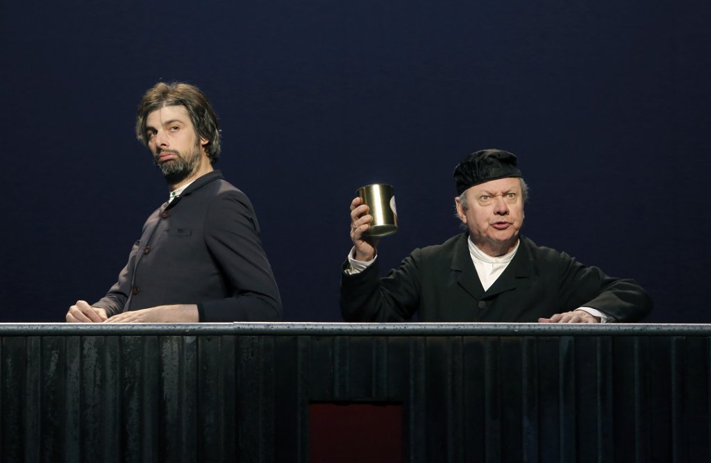 Micha Lescot & Jérôme Deschamps dans Bouvard et Pecuchet (Photo Pascal Victo)
