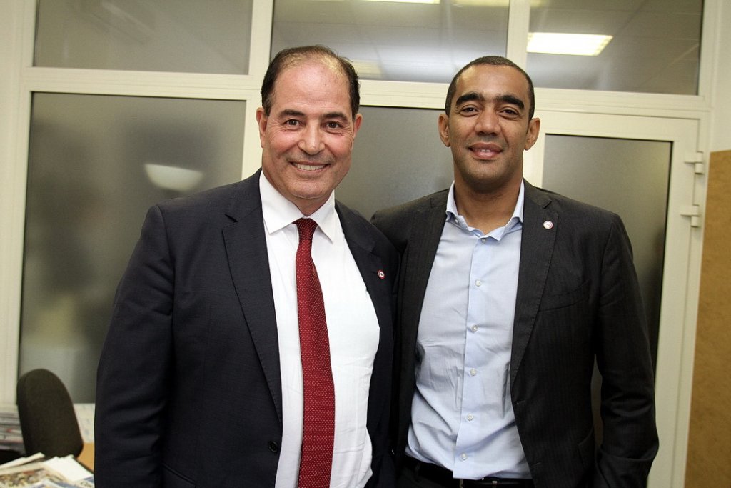 Les députés des Bouches-du-Rhône LREM Mohamed Laqhila et Saïd Ahamada (Photo Robert Poulain)