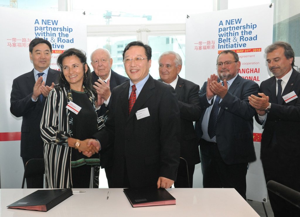Le Grand Port maritime de Marseille a signé le 31 mai dernier un accord avec son homologue de Shanghai (Photo Robert Poulain)