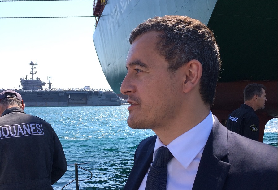 Le ministre de l'Intérieur Gérald Darmanin ©Destimed/MB