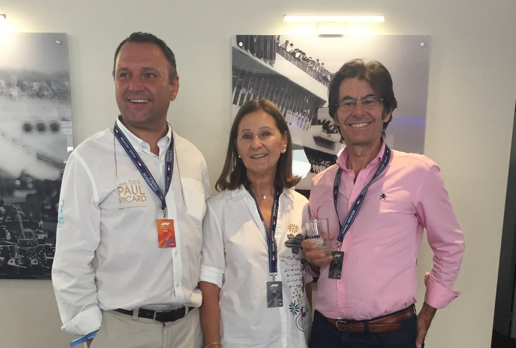 François-Xavier Diaz, Michèle Ricard et son époux Francisco Ortiz  (Photo Tom Chopin)