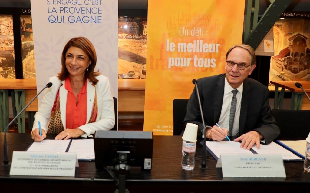 Martine Vassal et Yvon Berland viennent de signer un partenariat (Photo D.R.) Martine Vassal et Yvon Berland viennent de signer un partenariat (Photo D.R.)