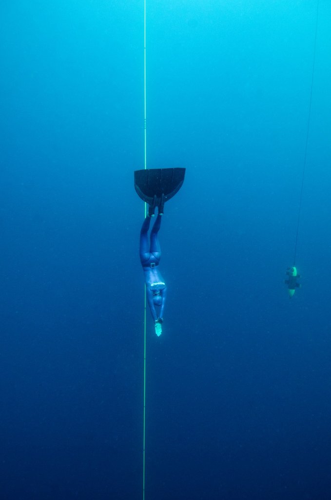 Plongée en apnée d'Alice Modolo (Photo D.R.) Plongée en apnée d'Alice Modolo (Photo D.R.)