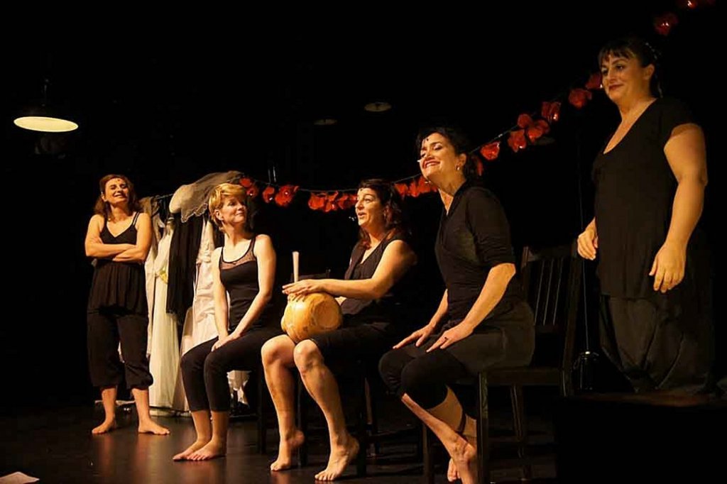 Le groupe Evasion chante Les hormones Simone  (Photo Daniel Gasque & Géraldine Maurin)
