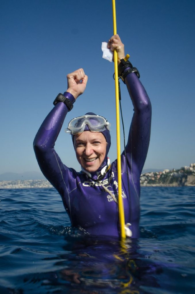 Alice Modolo est devenue championne de France d'apnée (Photo D.R.) Alice Modolo est devenue championne de France d'apnée (Photo D.R.)