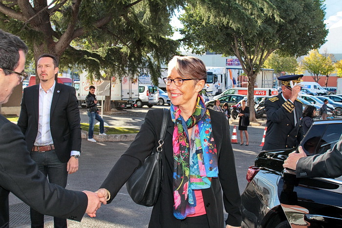 Elisabeth Borne, ministre chargée des Transports (Photo Robert Poulain)