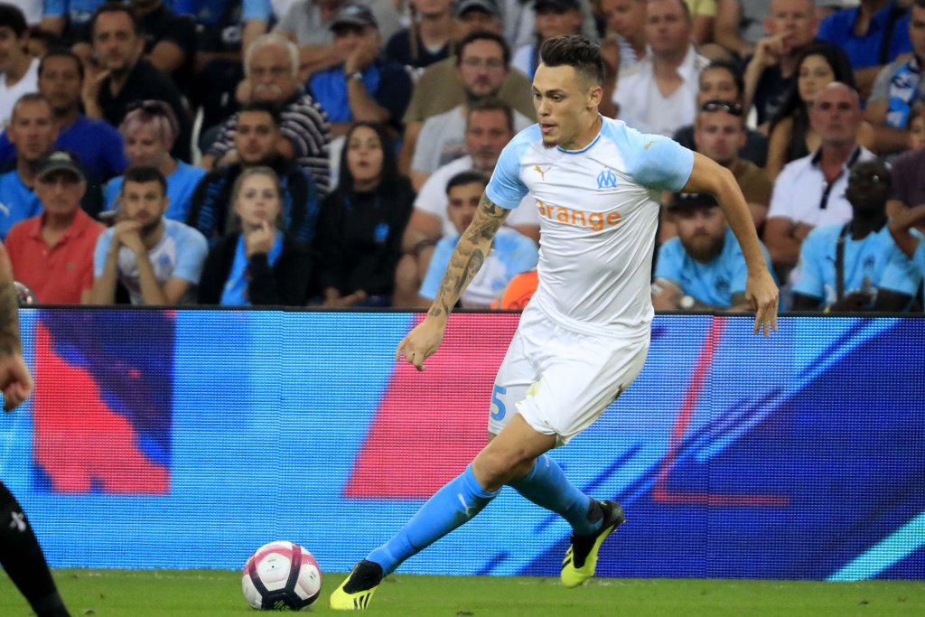 Lucas Ocampos a réduit le score (Photo Laurent Saccomano/Wallis.fr)