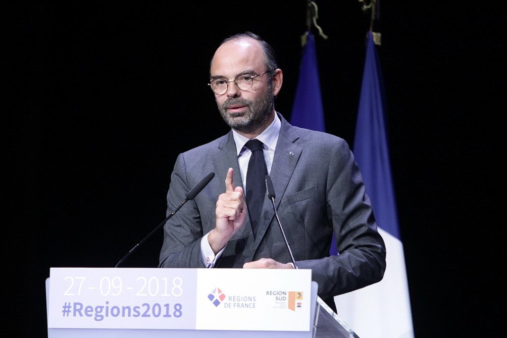 Intervention du Premier ministre Edouard Philippe lors du Congrés des régions à Marseille (Photo Robert Poulain) Intervention du Premier ministre Edouard Philippe lors du Congrés des régions à Marseille (Photo Robert Poulain)