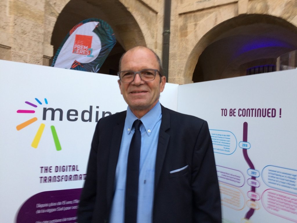 André Jeannerot, président de Medinsoft  (Photo Mireille Bianciotto)