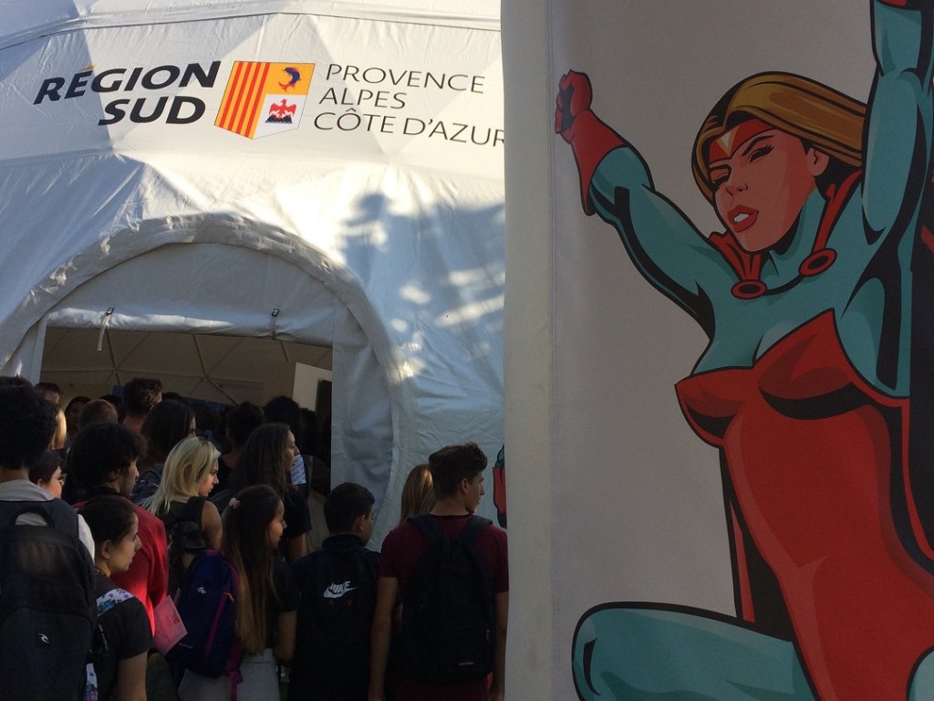 Le pavillon de la Région Sud à la foire de Marseille (Photo M.B.)