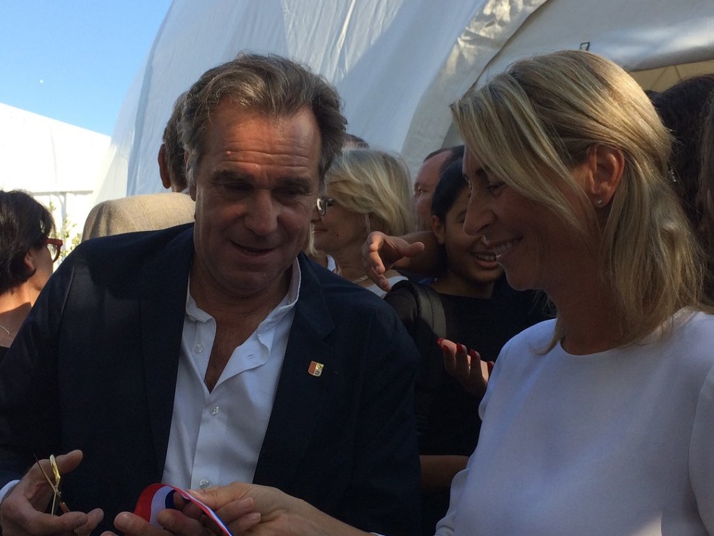 Le traditionnel ruban inaugural coupé par Renaud Muselier (Photo M.B.)
