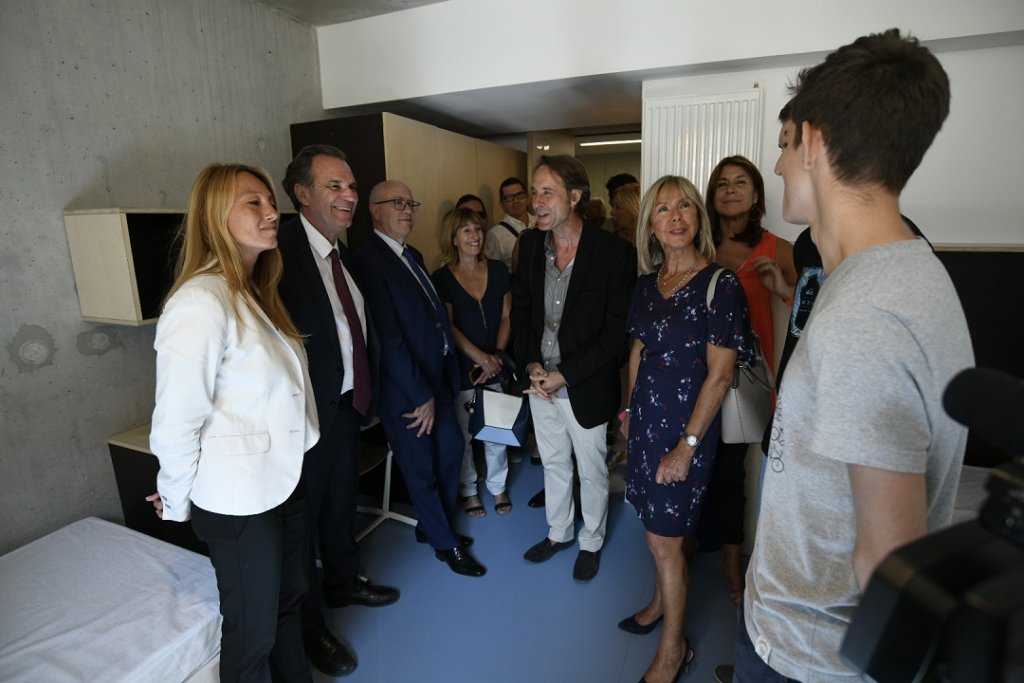 Visite des chambres de l'Internat du lycée Thiers (Photo Franck Pennant)