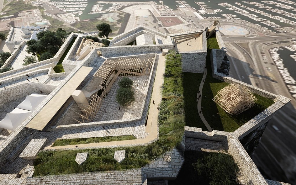 Le projet baptisé « La Citadelle de Marseille », offre à ce site unique une reconversion complète où se concilieront valorisation patrimoniale, ambition artistique, utilité collective et viabilité économique (Photo Groupe SOS Culture)