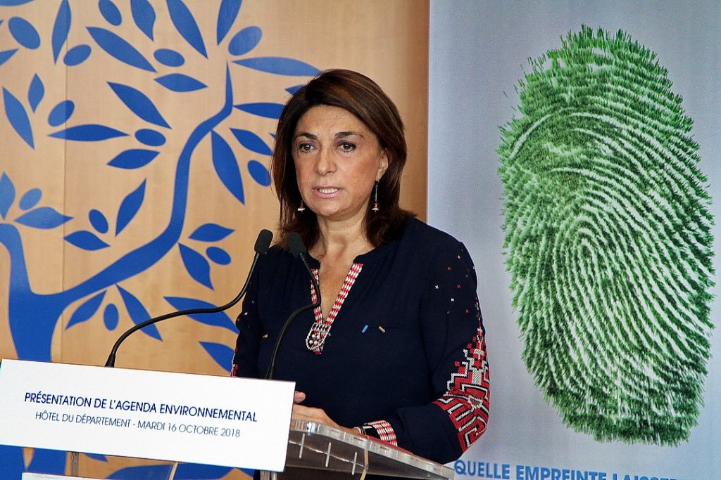 Martine Vassal présidente du Département 13 et de la métropole Aix-Marseille Provence a présenté l'agenda environnemental (Photo Robert Poulain) Martine Vassal présidente du Département 13 et de la métropole Aix-Marseille Provence a présenté l'agenda environnemental (Photo Robert Poulain)