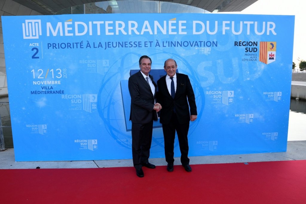 Renaud Muselier et Jean-Yves Le Drian (Photo C.Almodovar) Renaud Muselier et Jean-Yves Le Drian (Photo C.Almodovar)