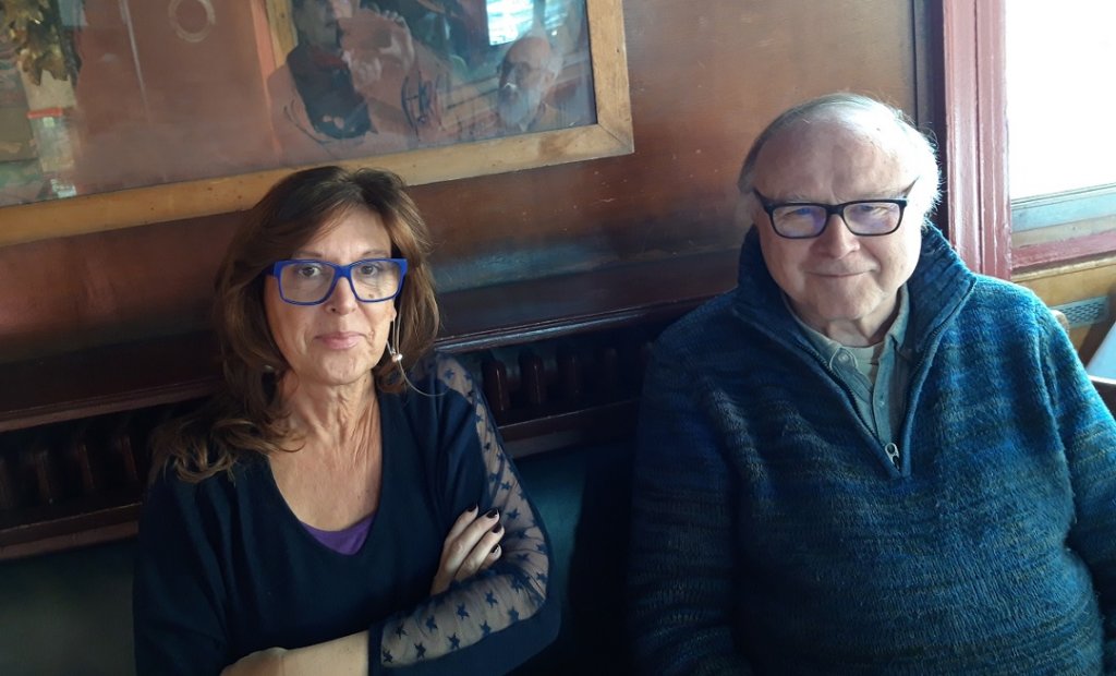 Christine Juste, porte-parole et Bernard Mounier, président de l'association 