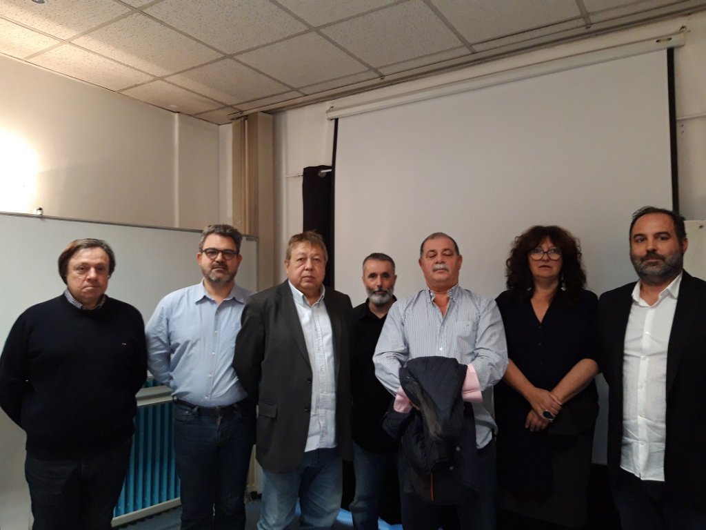Les responsables FO des organismes sociaux (Photo Mireille Bianciotto)