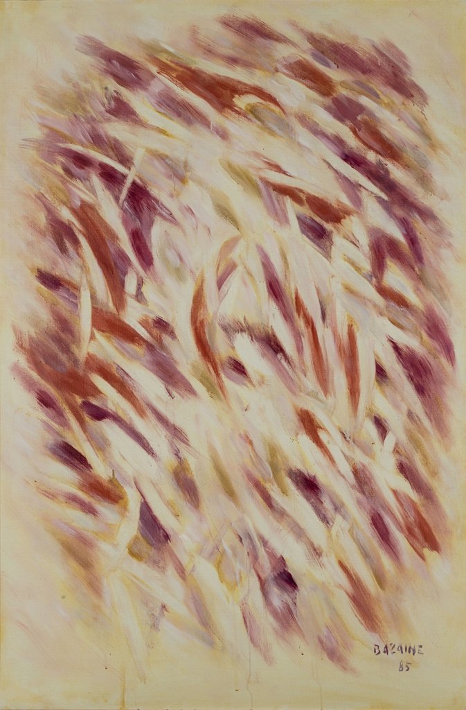 Chant de l'Aube II, 1985 l’œuvre de Jean Bazaine (1904-2001) qui a été reproduite pour l’affiche de l’exposition. (Photo ADAGP, Paris 2018)